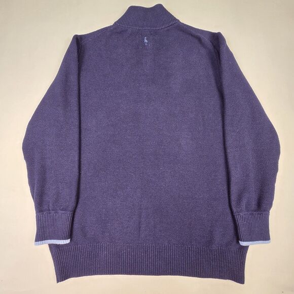 Tailorbyrd Mens Golf Pullover 1/4 Zip Knit Sweater Size Large Eggplant Blue - Picture 4 of 11